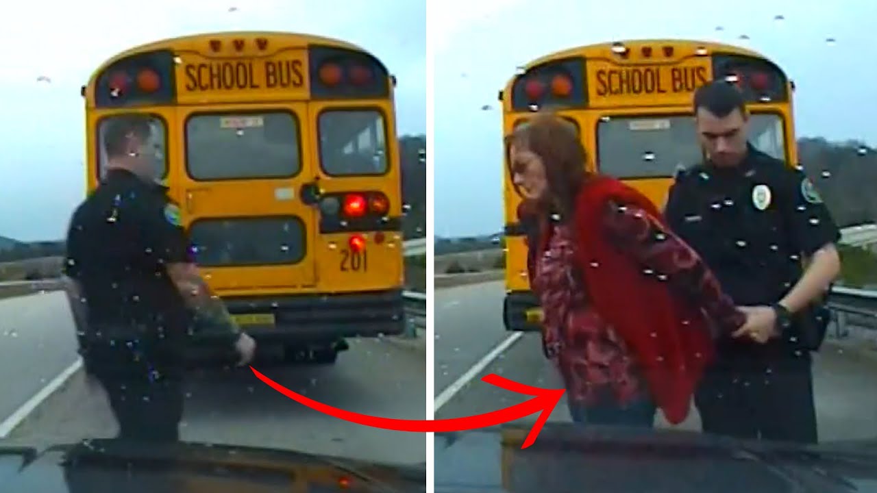 [Full Story] Cop Pulls Over School Bus Driver, Looks Inside and Calls for Backup&hellip;