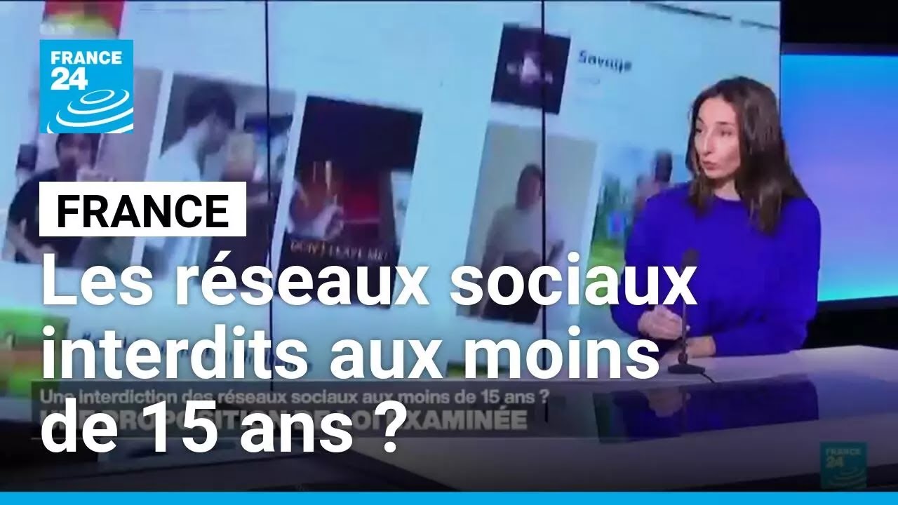 Réseaux sociaux : la France en passe d'interdire les réseaux sociaux aux moins de 15 ans