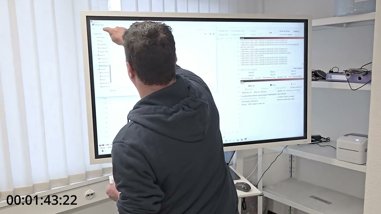 Dunstrohr Abwickeln Bendex und Laser Gravur auf Blech