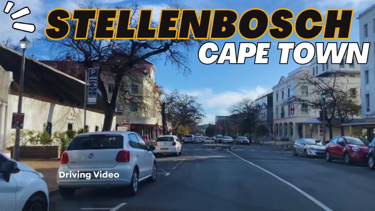 Driving in Stellenbosch, Cape Town | Western Cape | #travel #cape #capetownsouthafrica 