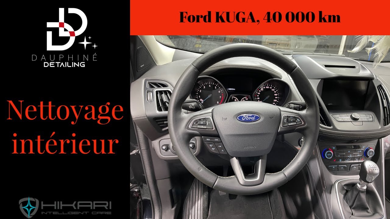Nettoyage intérieur et soin des cuirs sur Ford KUGA