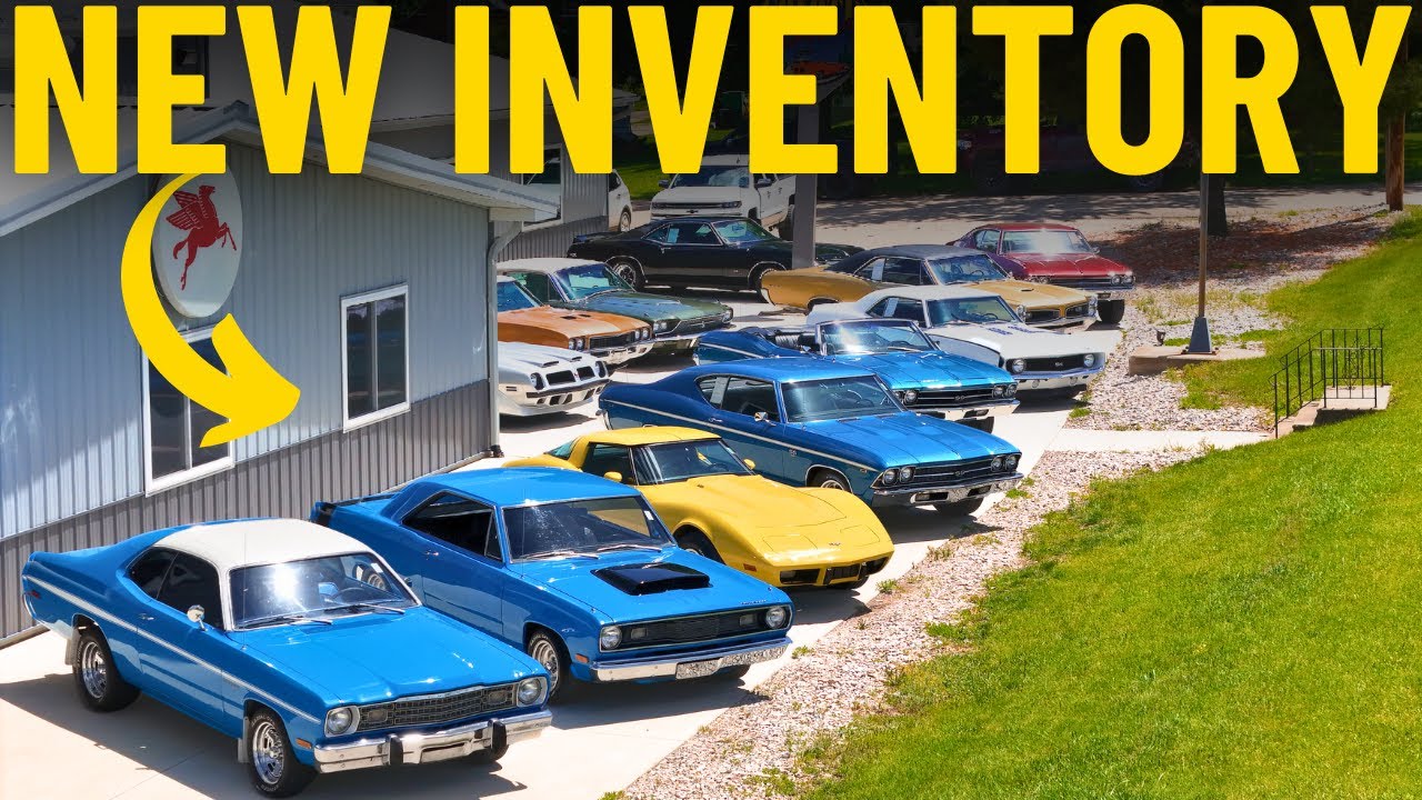 New MUSCLE CARS for sale at Coyote Classics!  Classic Car Lot Walk around
