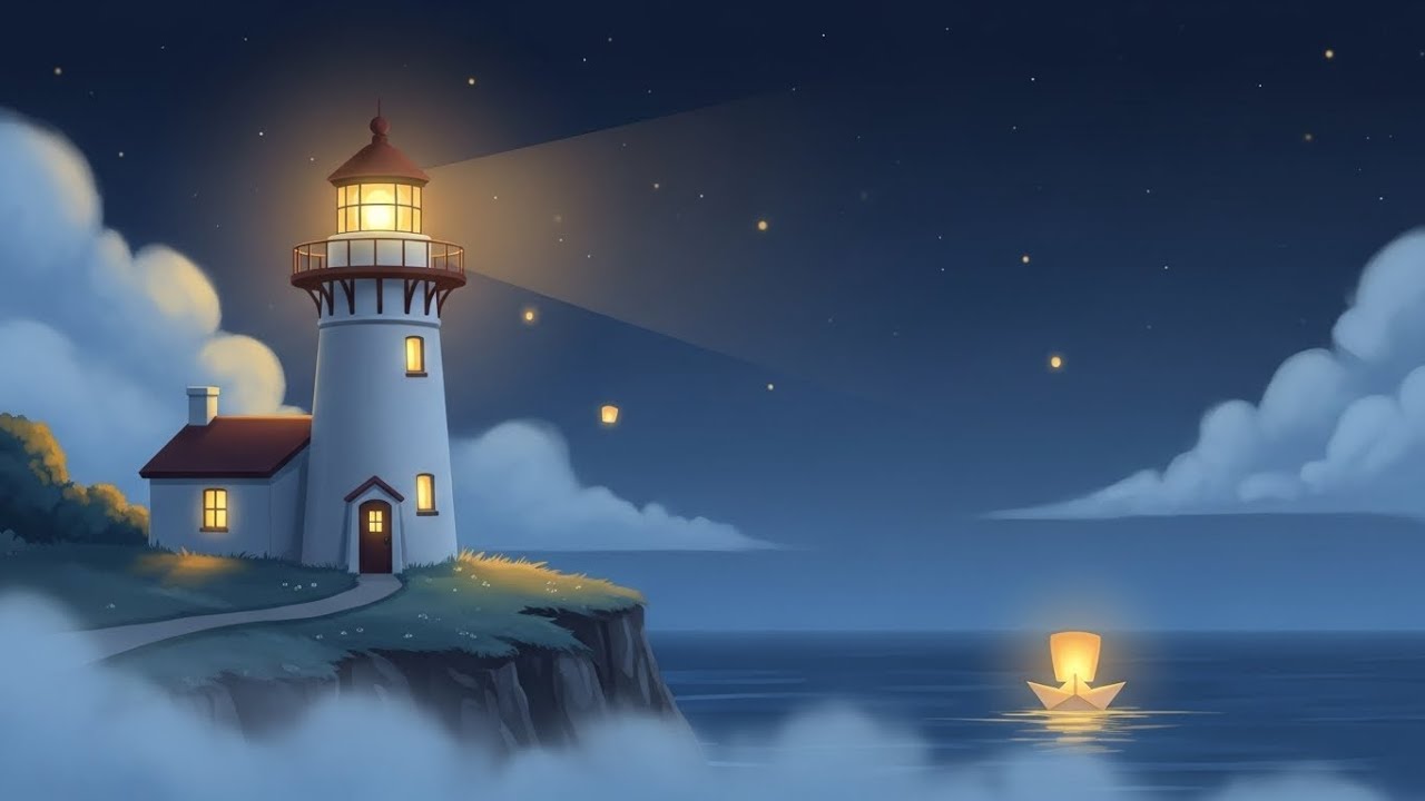 The Lighthouse That Holds Your Worries | Sleep Story for Adults