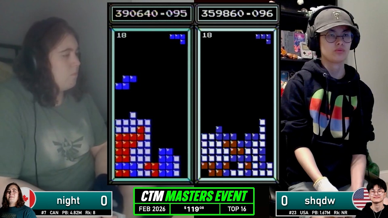 HUGE OPENER! Night, Shqdw | Top 16 | February 2026 | Classic Tetris Monthly