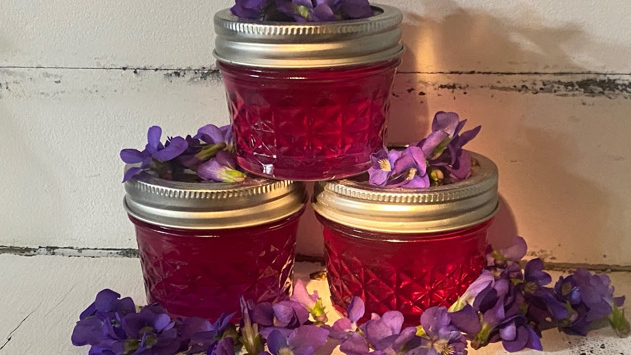 How to make Wild Violet Jelly