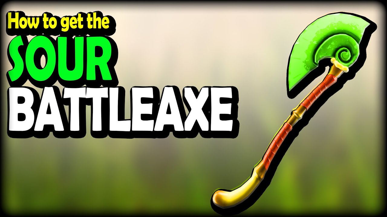 How to get the SOUR BATTLEAXE in Grounded