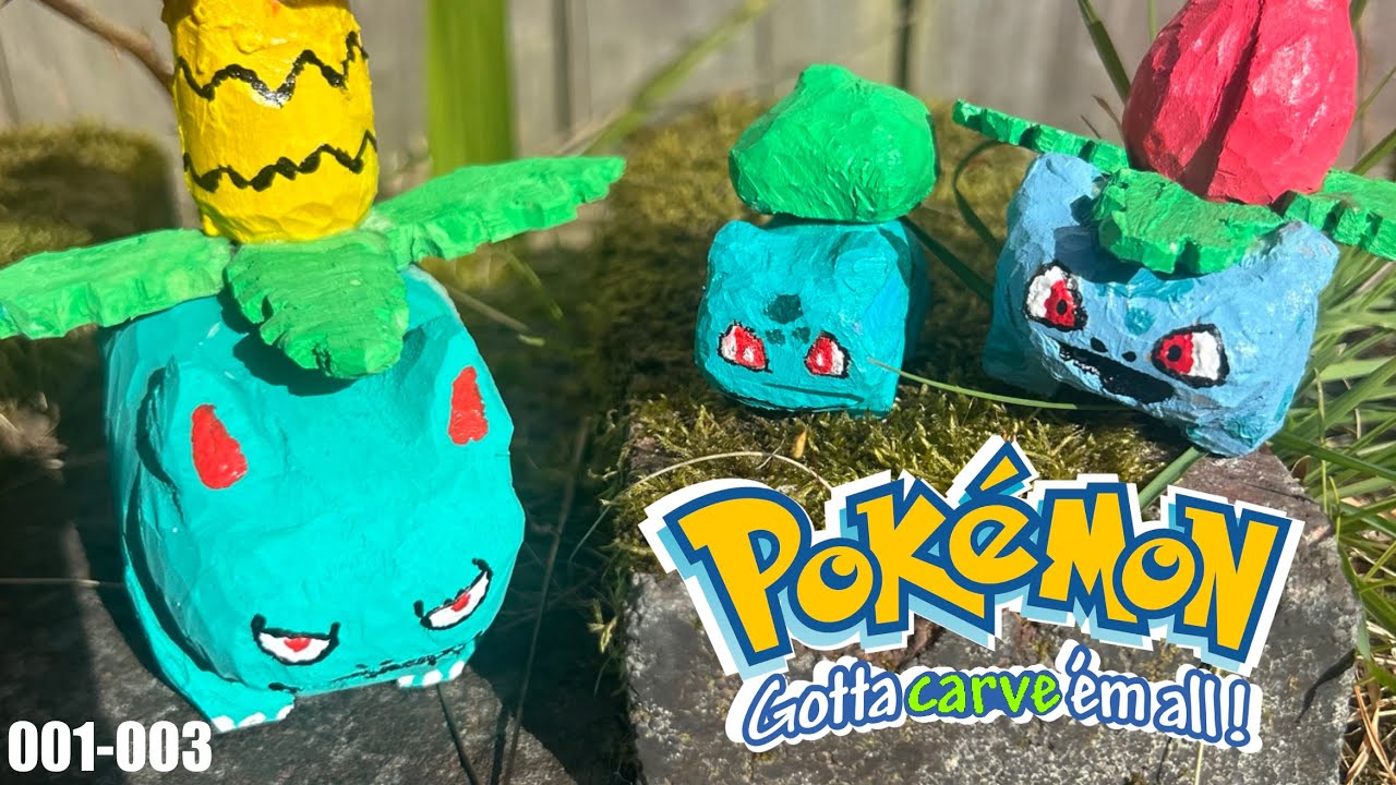 WOODCARVING the original *151 POKEMON*! || Carve Them All #1