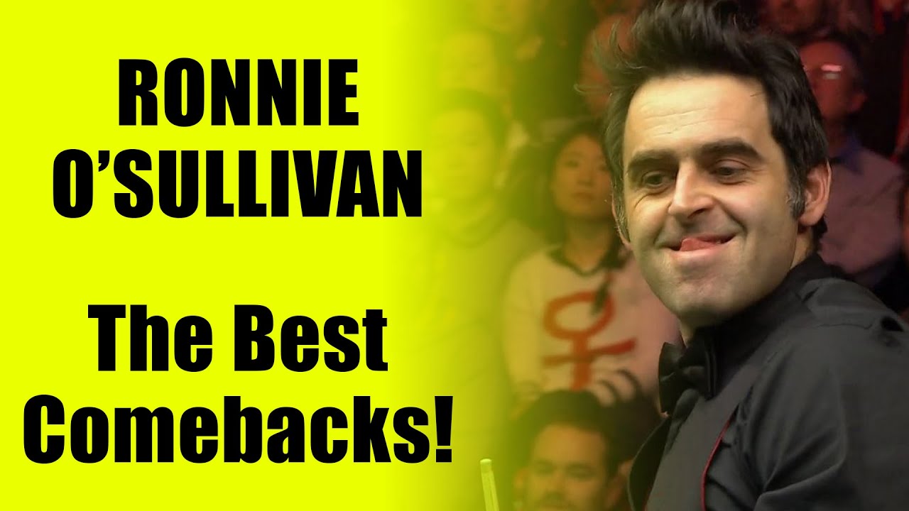 Ronnie O'Sullivan! Only The Best Comebacks!
