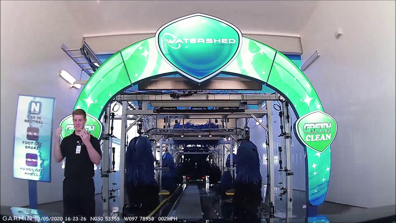 A trip through Watershed Carwash in Cedar Park, TX, March 5, 2020