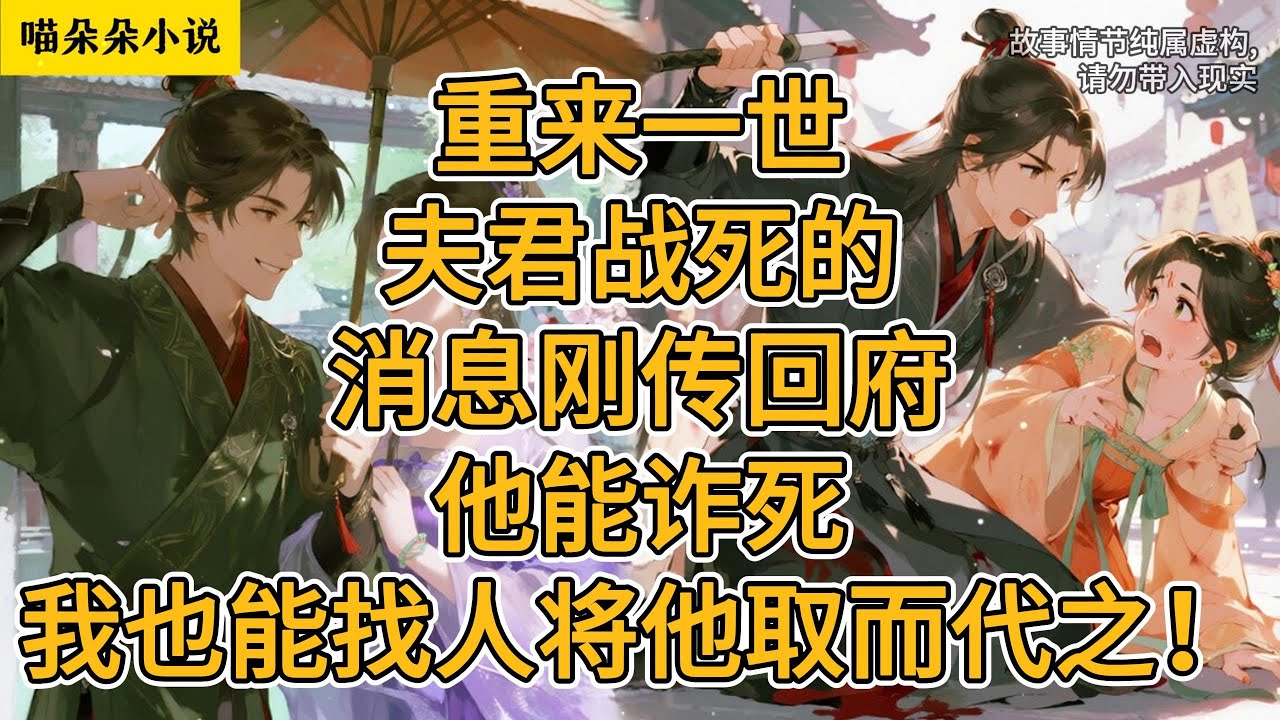 重来一世，夫君战死的消息刚传回府。他能诈死，我也能找人将他取而代之！#一口氣看完 #小说 #小説 #故事
