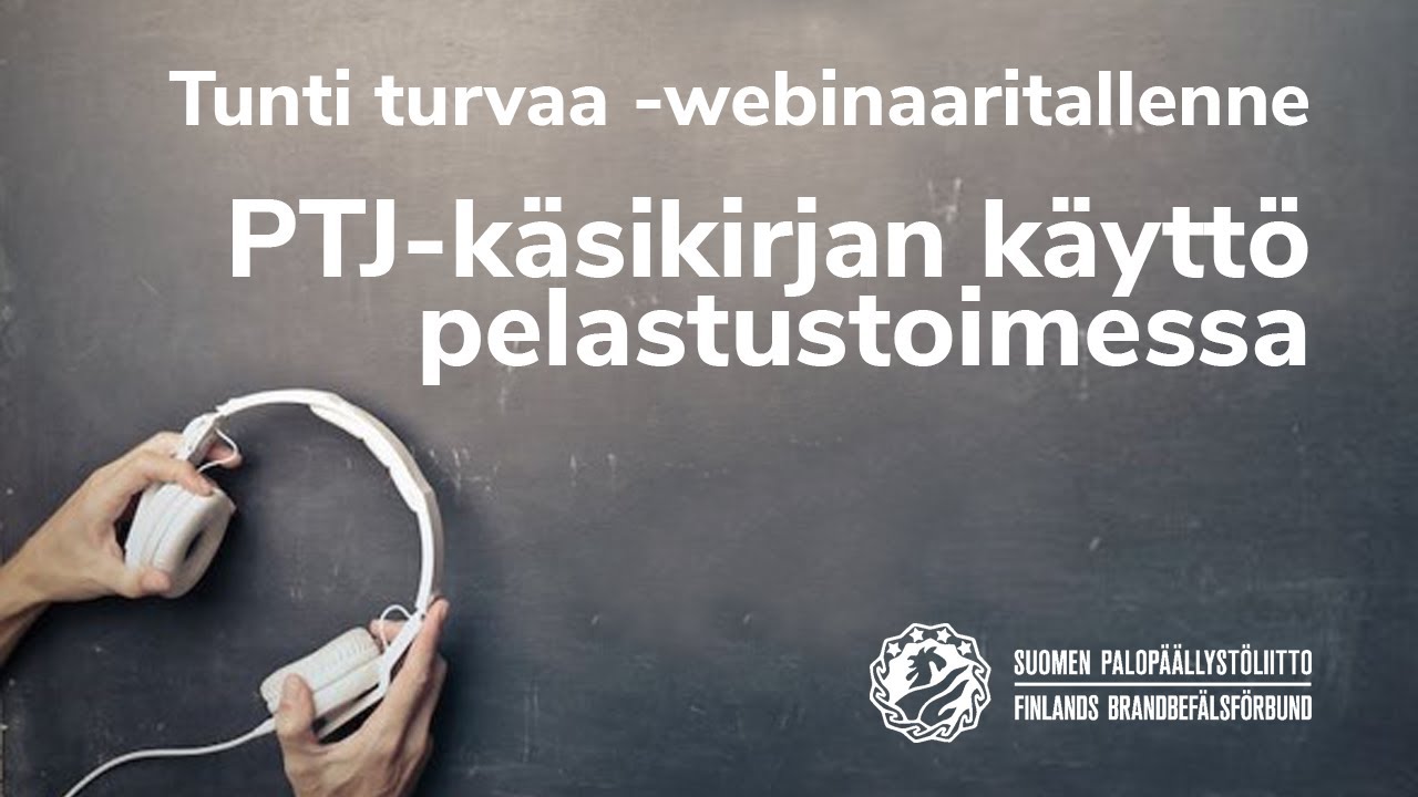 Matti Honkanen - PTJ-käsikirjan käyttö pelastustoimessa 15.11.2023