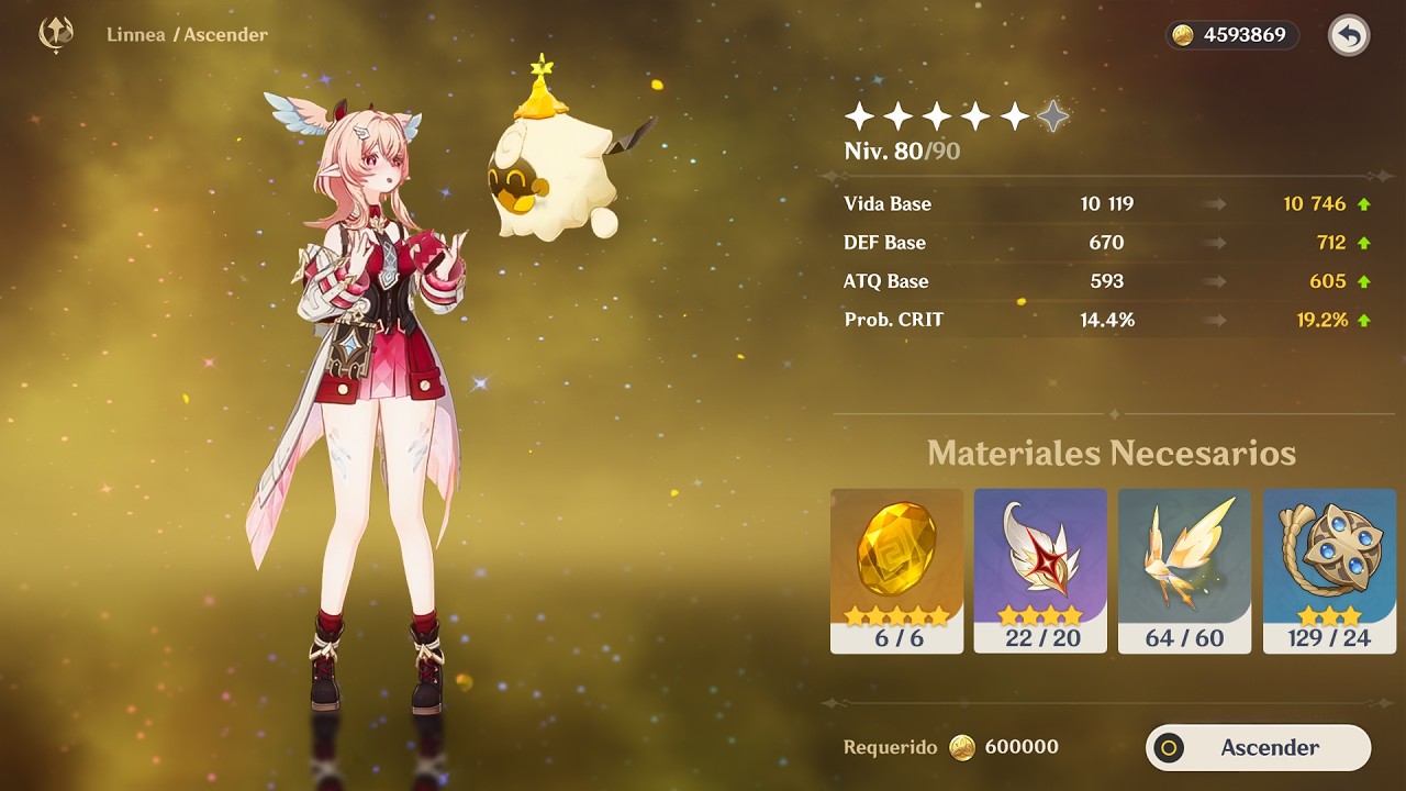 FARMEA ESTO AHORA PARA LA SALIDA DE LINNEA! Ascensión, Materiales, Talentos y Artefactos - Genshin