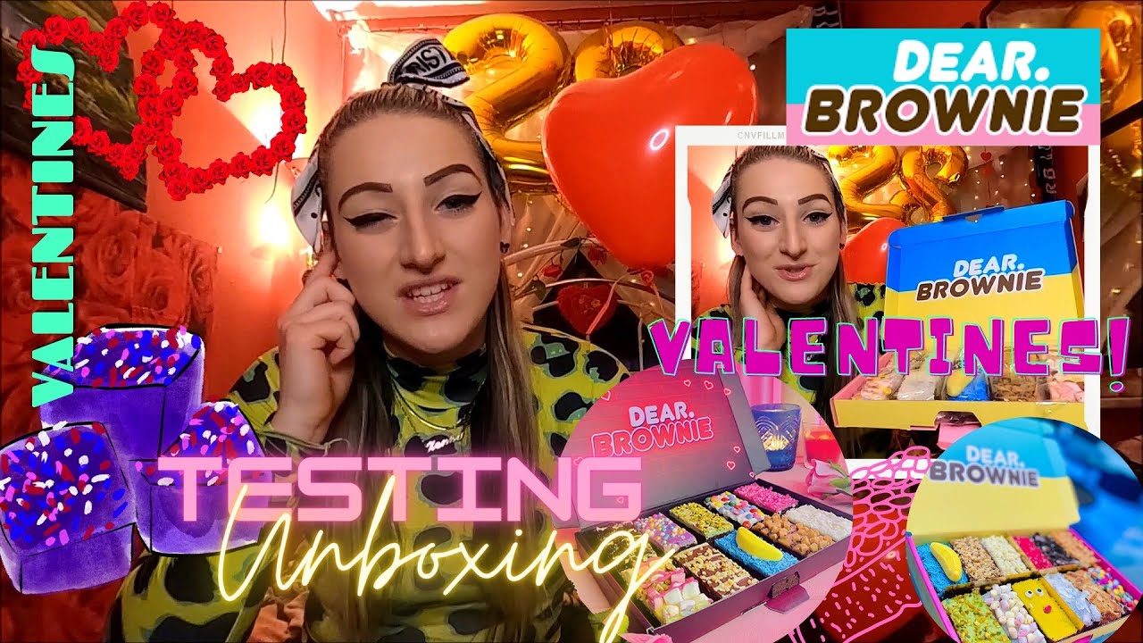 🧁WYPIEKI BROWNIE MARSHMELLOW💜💚Unboxing DEAR.BROWNIE z NIEMIEC💙💛SĄ TAK SMACZNE JAK WYGLĄDAJĄ?🧁TEST🤔🧐