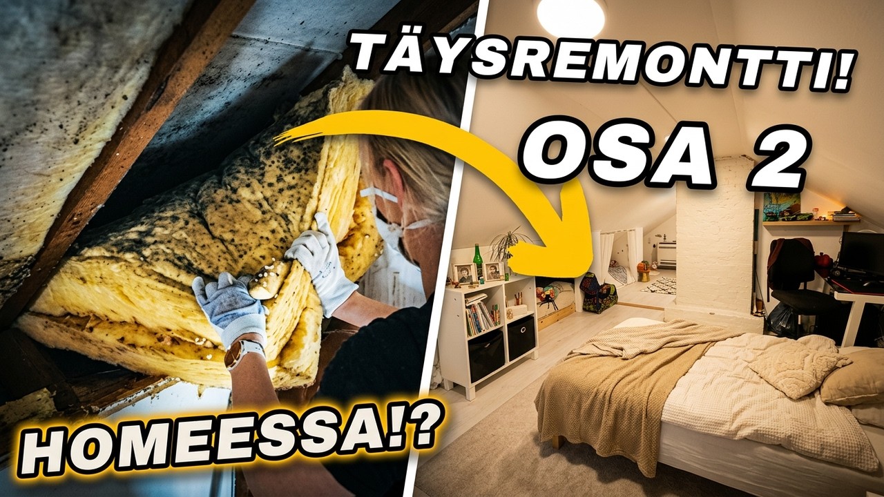 Lopputulos parempi kuin kuviteltiin!? Remontti osa 2/2 #rintamamiestalo #remontti #teeseitse