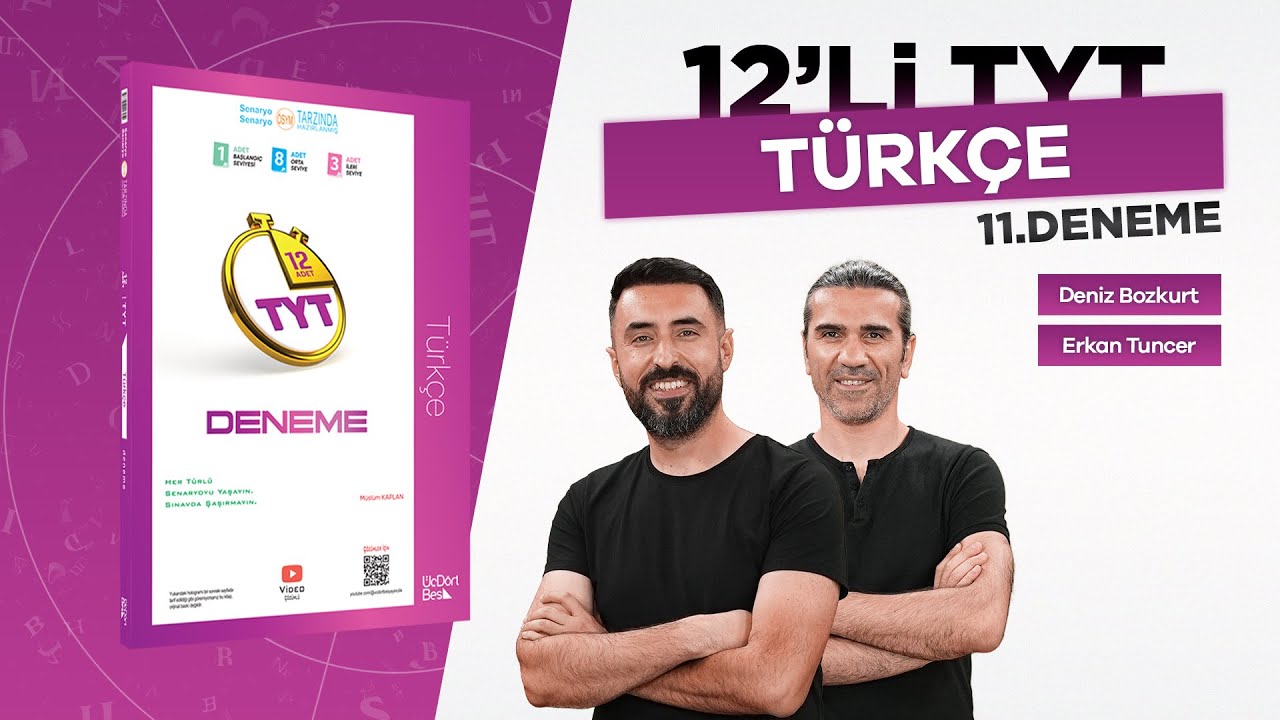 &Uuml;&Ccedil;D&Ouml;RTBEŞ YAYINLARI TYT 12'Lİ T&Uuml;RK&Ccedil;E DENEMESİ - 11