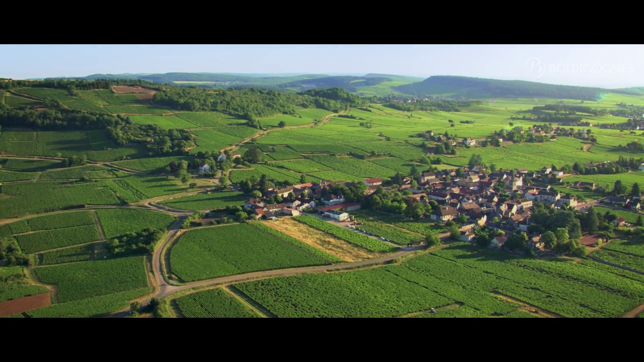 Le vignoble de Bourgogne vu du ciel – Côte Chalonnaise et Couchois