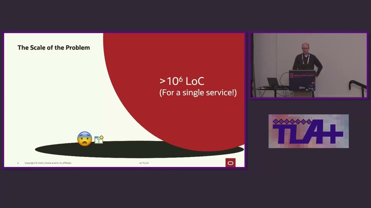 Reverse Engineering with TLA+   Calvin Loncaric, Oracle