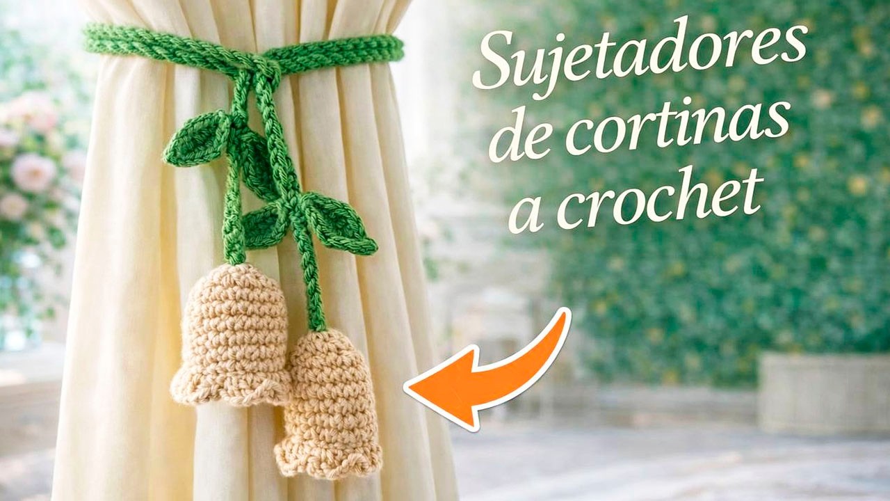 🌈El FAMOSO Patrón que esta ARRASANDO😱 / téjelo ahora! SUJETADORES DE CORTINAS crochet!
