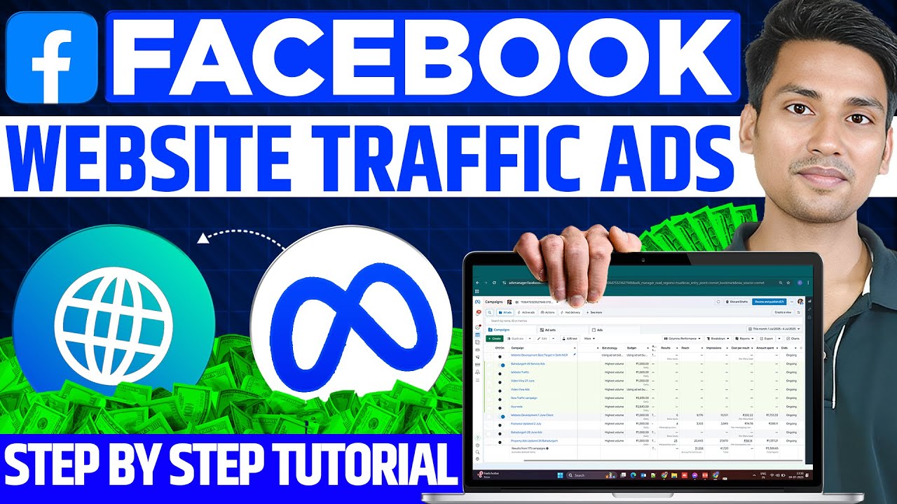 Facebook Ads For Website Traffic | Website Traffic With Facebook Ads | Facebook Campaign Traffic