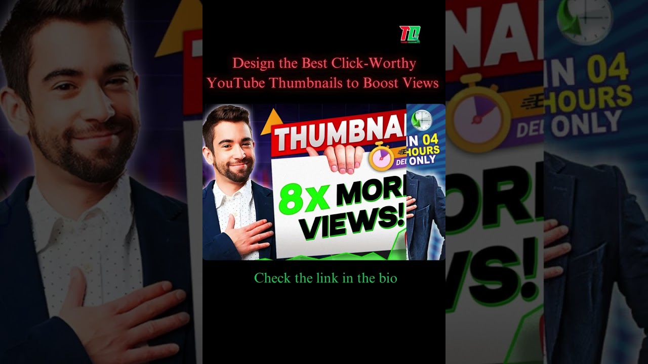 Design the Best Click-Worthy YouTube Thumbnails to Boost Views 🔥#thumbnail #thumbnaildesigner
