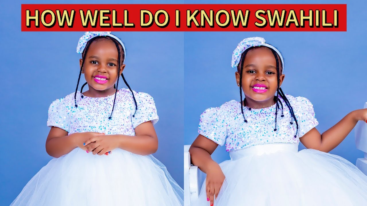 VIBE WITH NICOLE || HOW WELL DOES SHE KNOW SWAHILI || BLESSED WAMIANGA FAMILY #subscribe