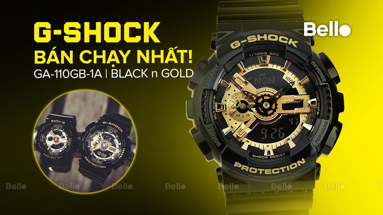 GA-110GB-1A | Đập hộp và chỉnh đồng hồ G-Shock bán chạy nhất