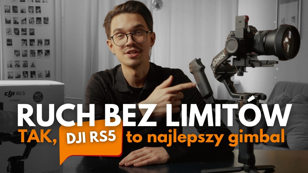 TAK, DJI RS5 to najlepszy gimbal
