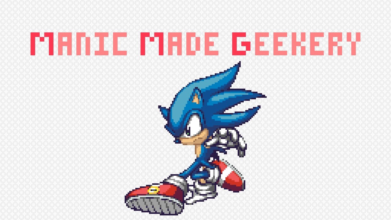 Speed Beading - Fuse Bead Sonic, Inspired by Sonic the Hedgehog