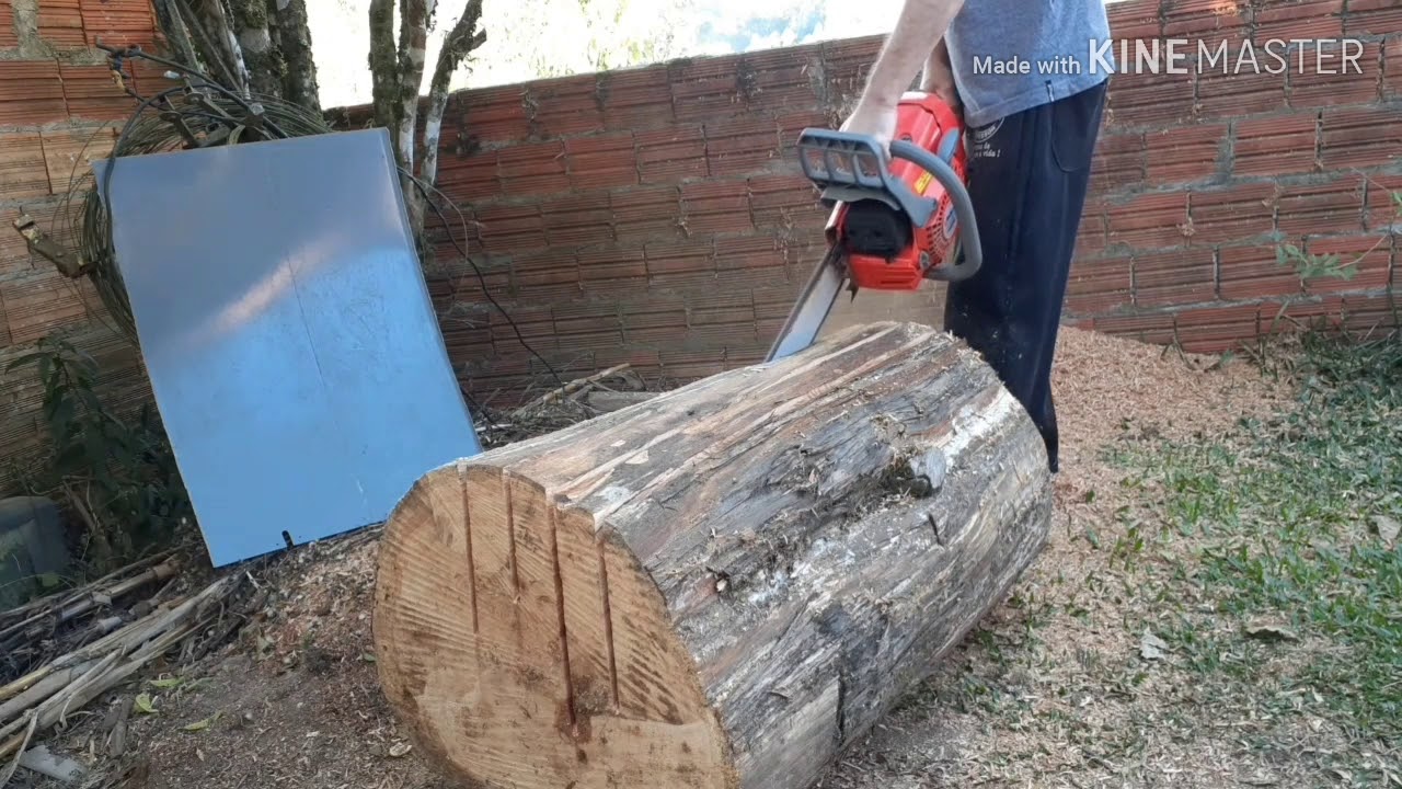 Motosserra Tekna CS66XS , fazendo pranchas 5cm