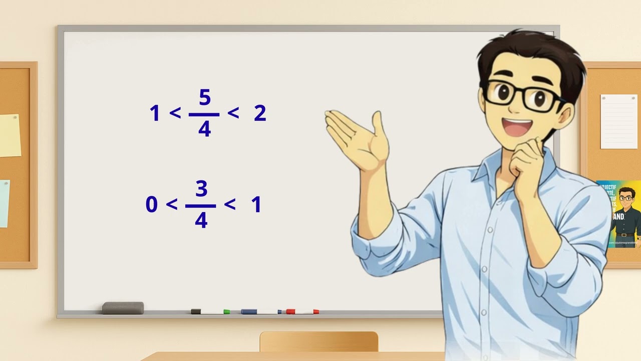 🎯 Objectif 52 – Comparer et encadrer des fractions