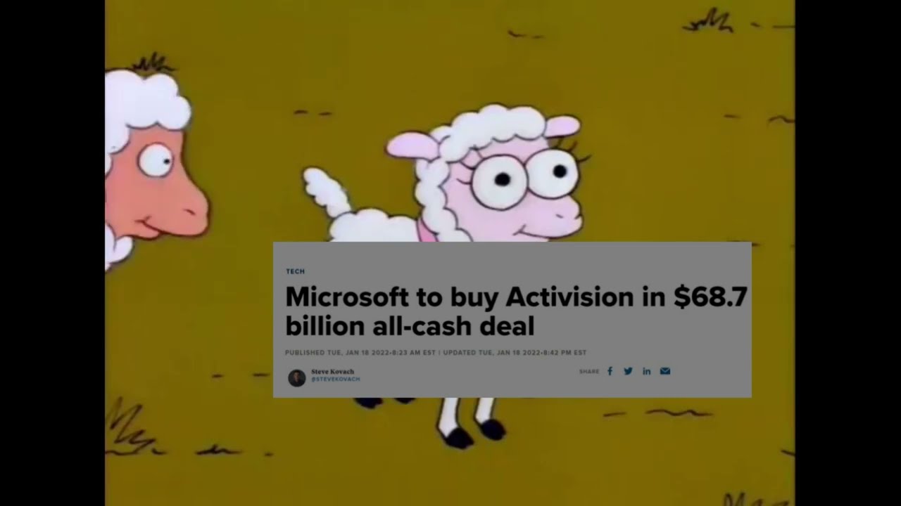 Another Microsoft buy Activision Blizzard meme