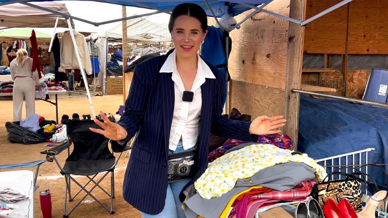 Fui al tianguis a vender toda mi ropa 😱 Saqu&eacute; mucho dinero 💅