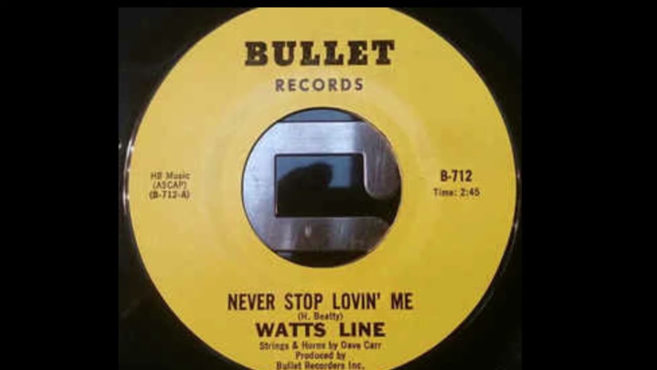 Watts Line   I Never Meant To Love You Soul Sample