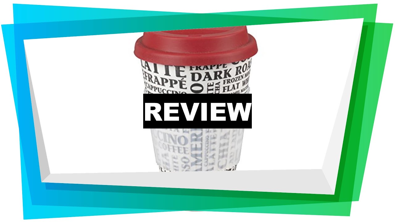 Review Cambridge CM045291 Bamboo Aroma Reusable Coffee Cup Travel Mug [2019]