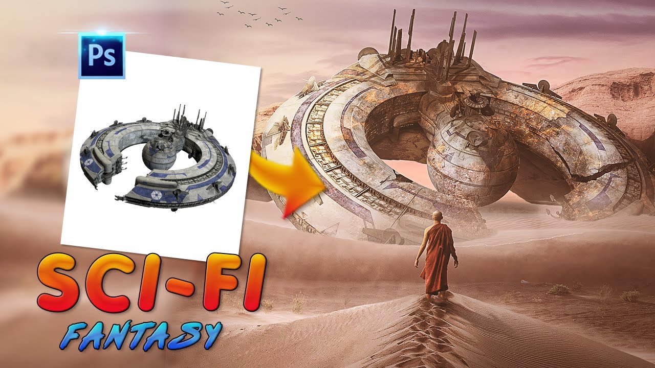 Sci-fi Fantasy - Photoshop Manipulation tutorial