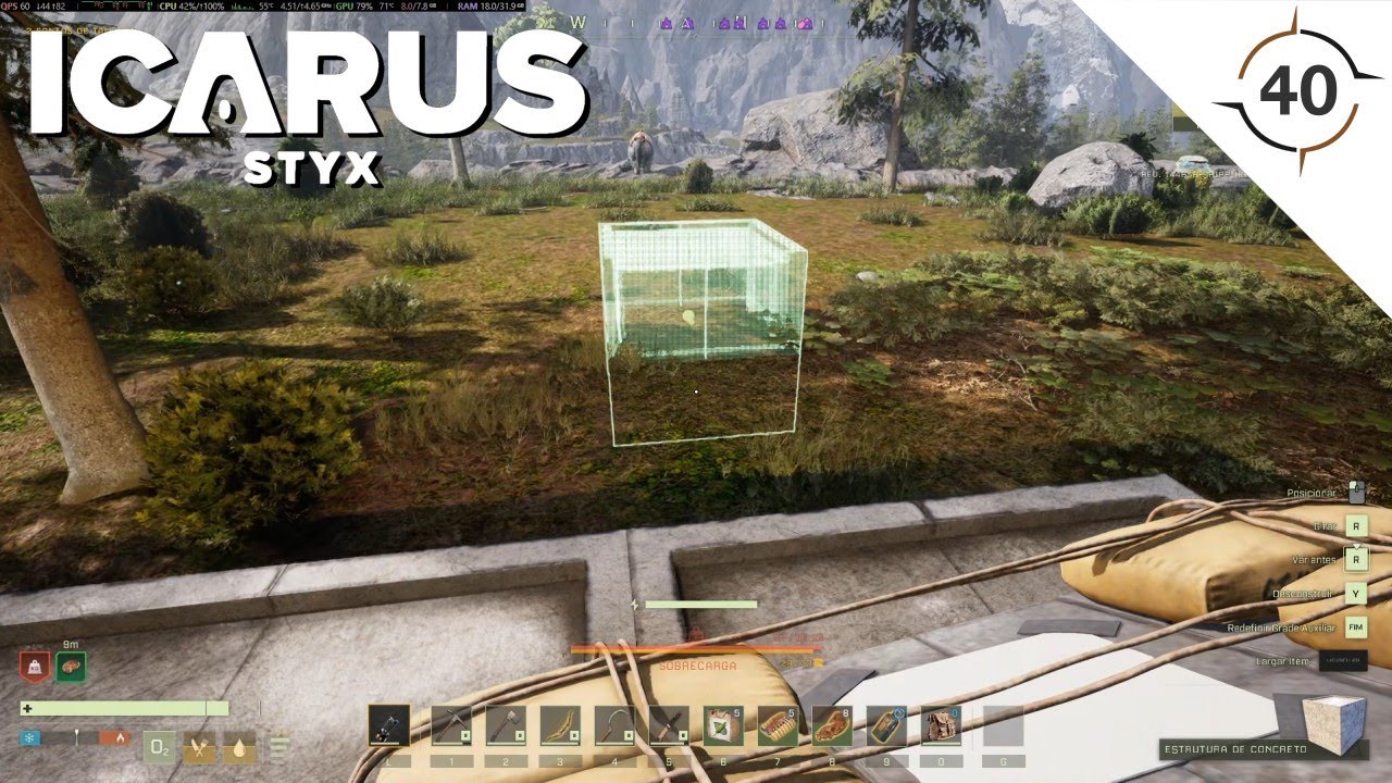 INICIANDO A CONSTRU&Ccedil;&Atilde;O DA NOVA BASE 🔨 ICARUS Gameplay PT-BR EP40