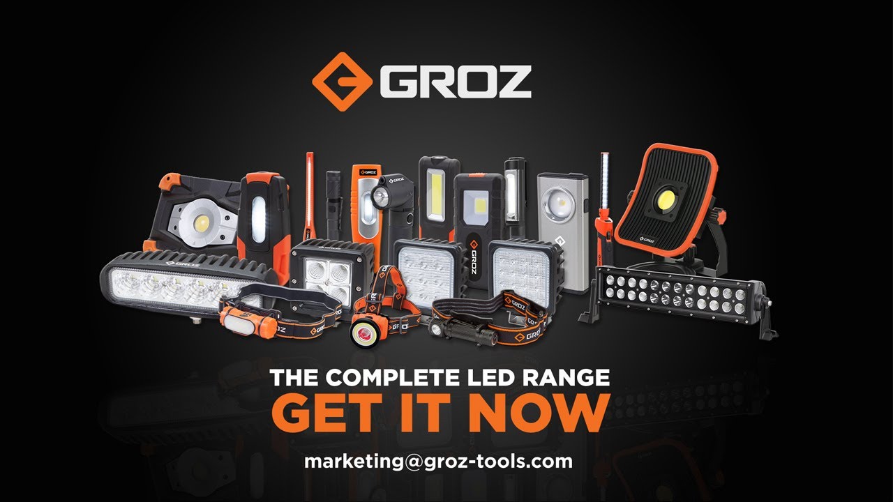 GROZ LED Worklights Range