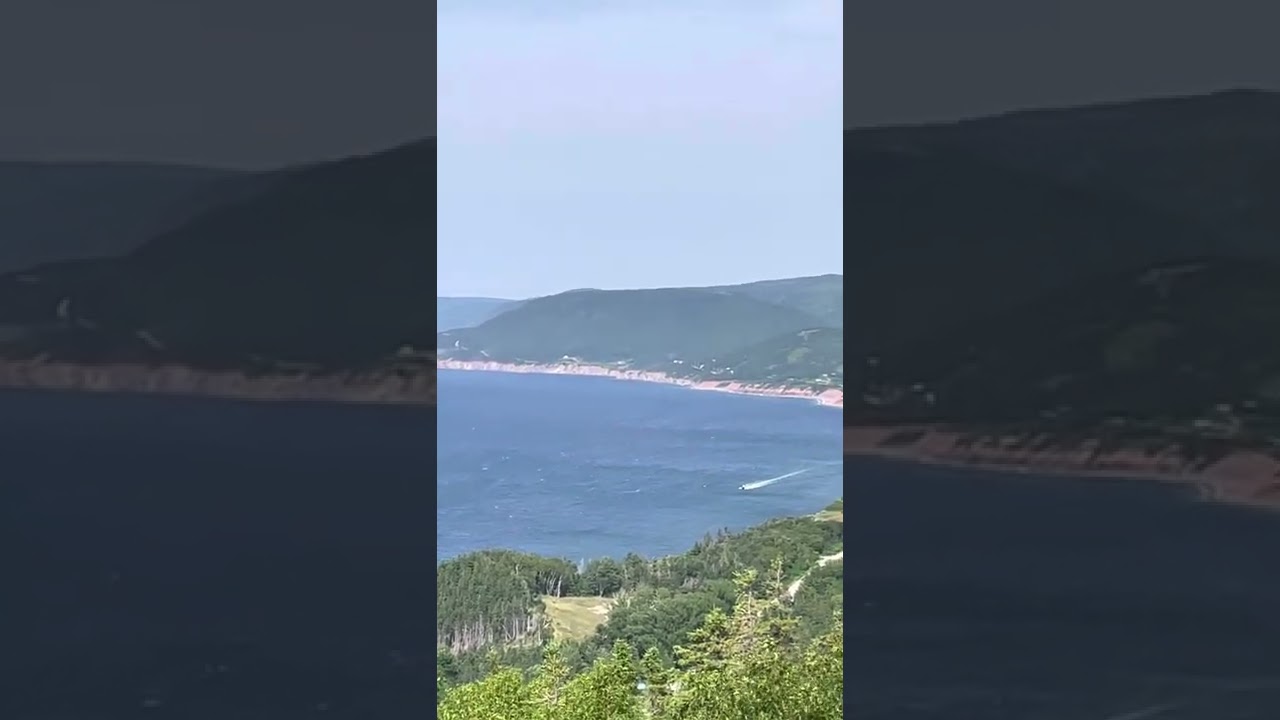 Look off pleasant bay Cabot trail