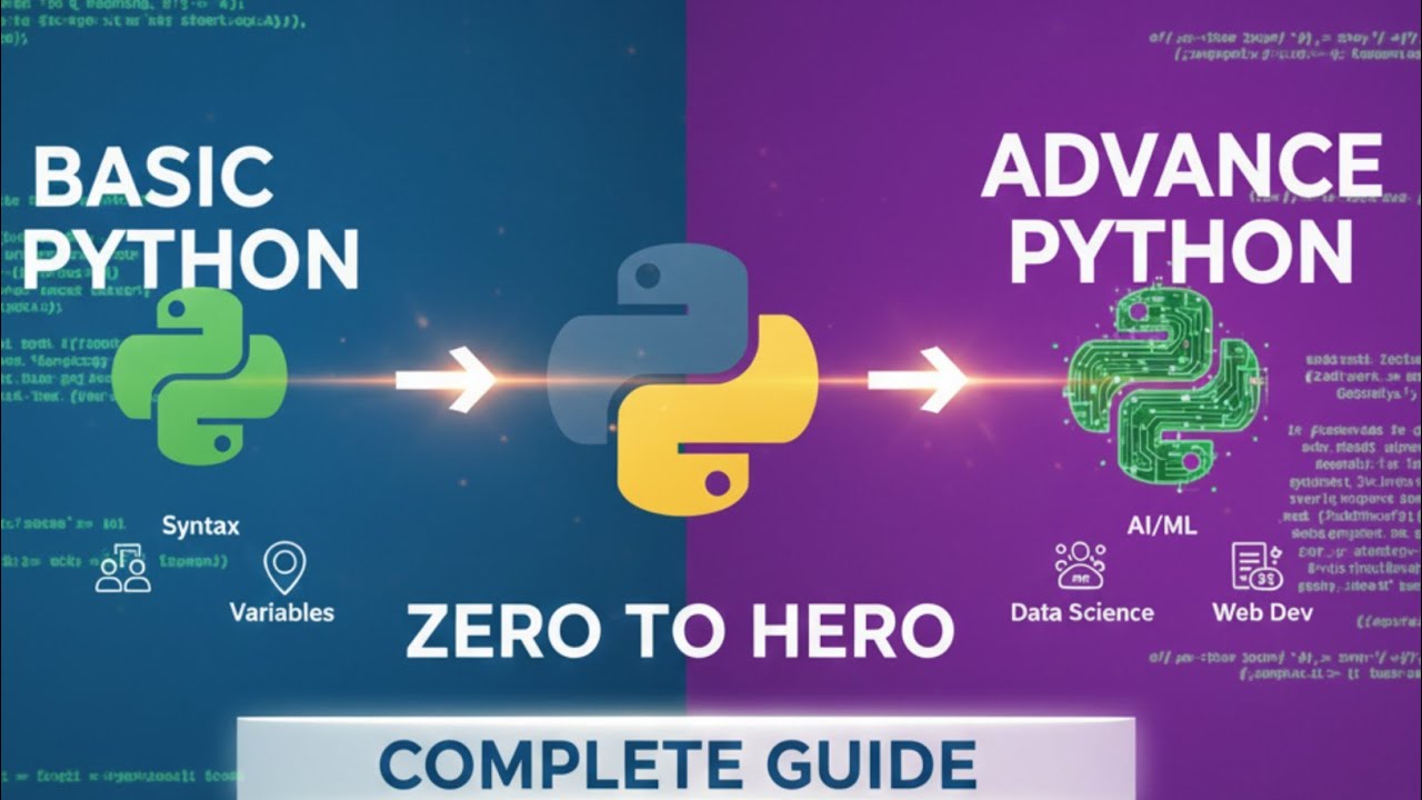 01_What is Python?History & Features Py..! Full Introduction for Beginners in Hindi.Basic To Advance
