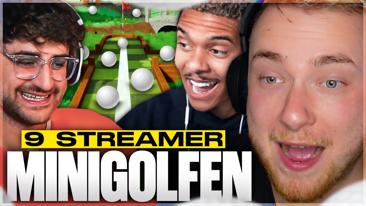 ⛳ 9 STREAMER zocken MINIGOLF! 🥵 vs Eli, Willy, Kroko, Niek, Mehdi, ElQuaria & Co. 🔥 | SolutionPlayz