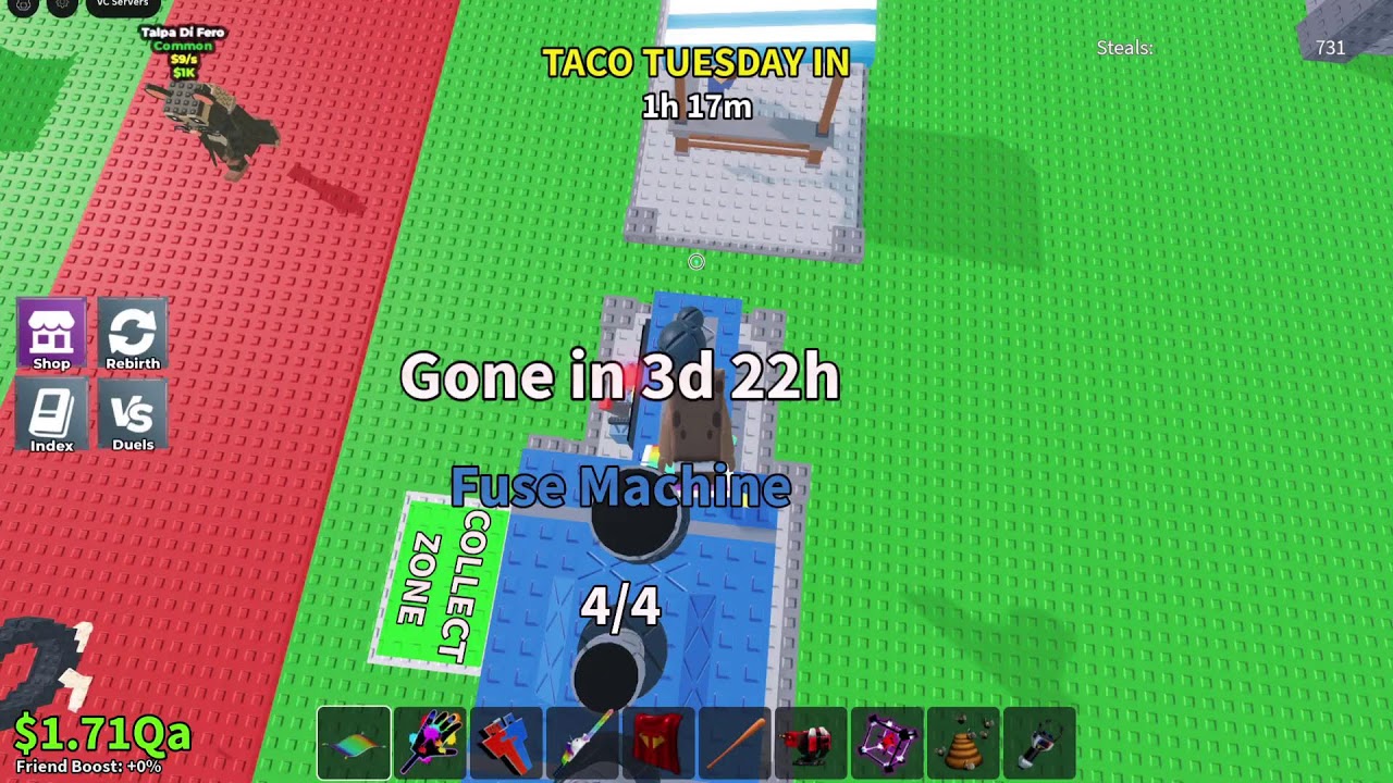 🔴LIVE TACO TUESDAY STEAL A BRAINROT🔴 AND IM TRADING 600m REAPER bike