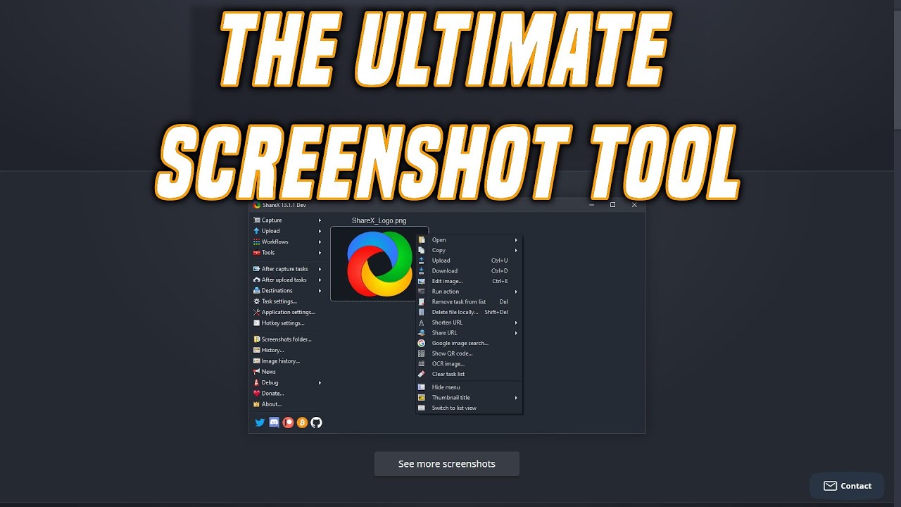 The Best Screenshot Tool  | ShareX