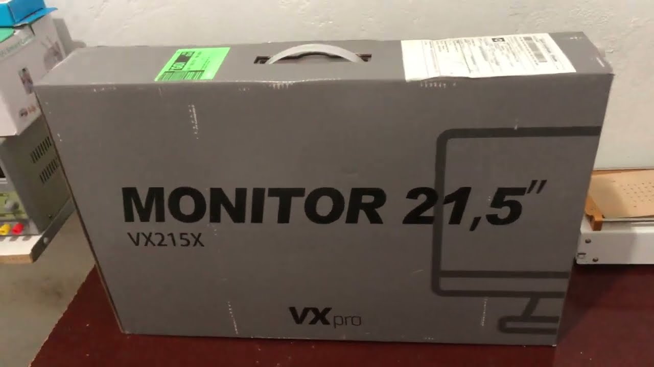 UMBOXING monitor VX PRO 21.5 POLEGADAS teste e montagem completa !