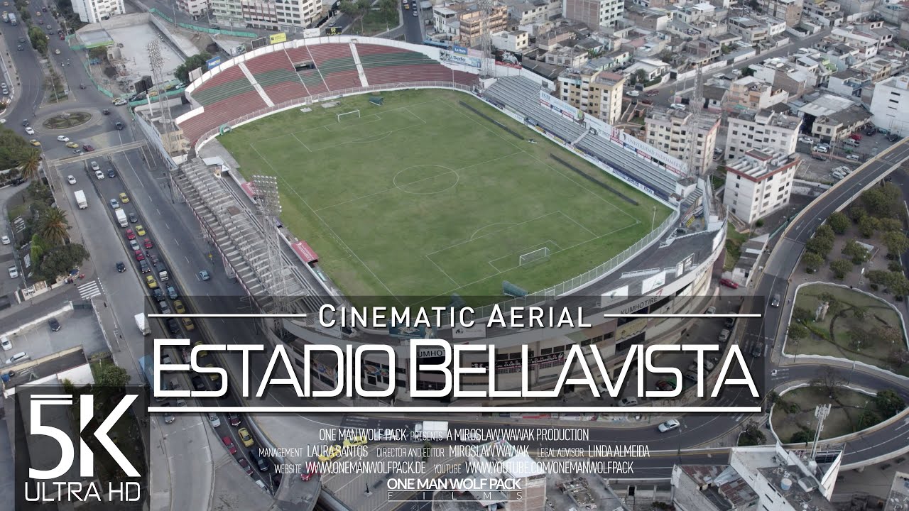 【5K】🇪🇨 Estadio Bellavista from Above 🔥 AMBATO | ECUADOR 2023 🔥 Cinematic Wolf Aerial™ Drone Film