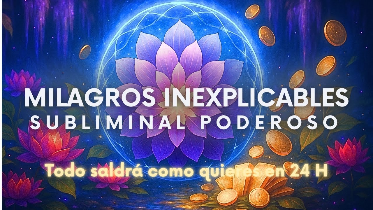 MILAGROS INEXPLICABLES llegarán a tu Vida | Subliminal Poderoso para Activar el Campo Cuántico