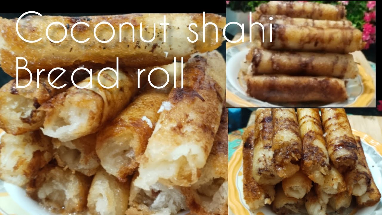 Coconut shahi bread Roll 🥖|| Shahi roll recipe ||Eid special recipe 