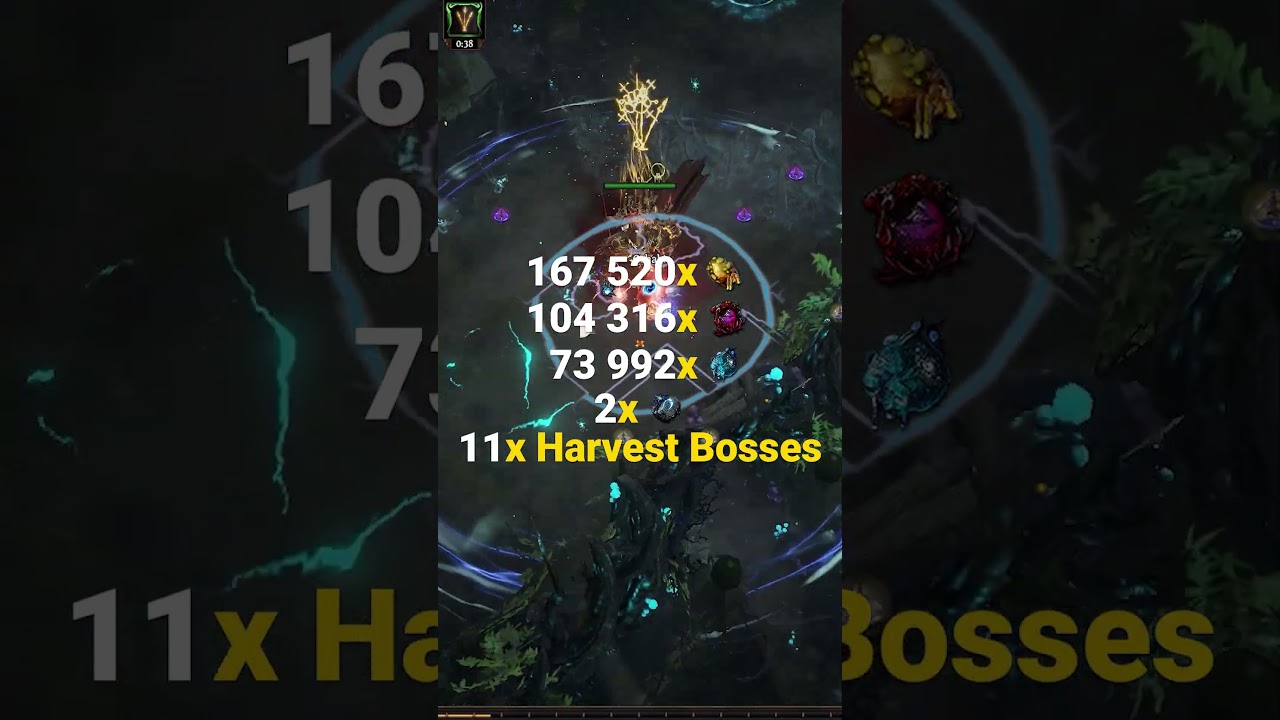 PoE 3.25 | Harvest Crop Rotation farm #shorts #poe #gaming