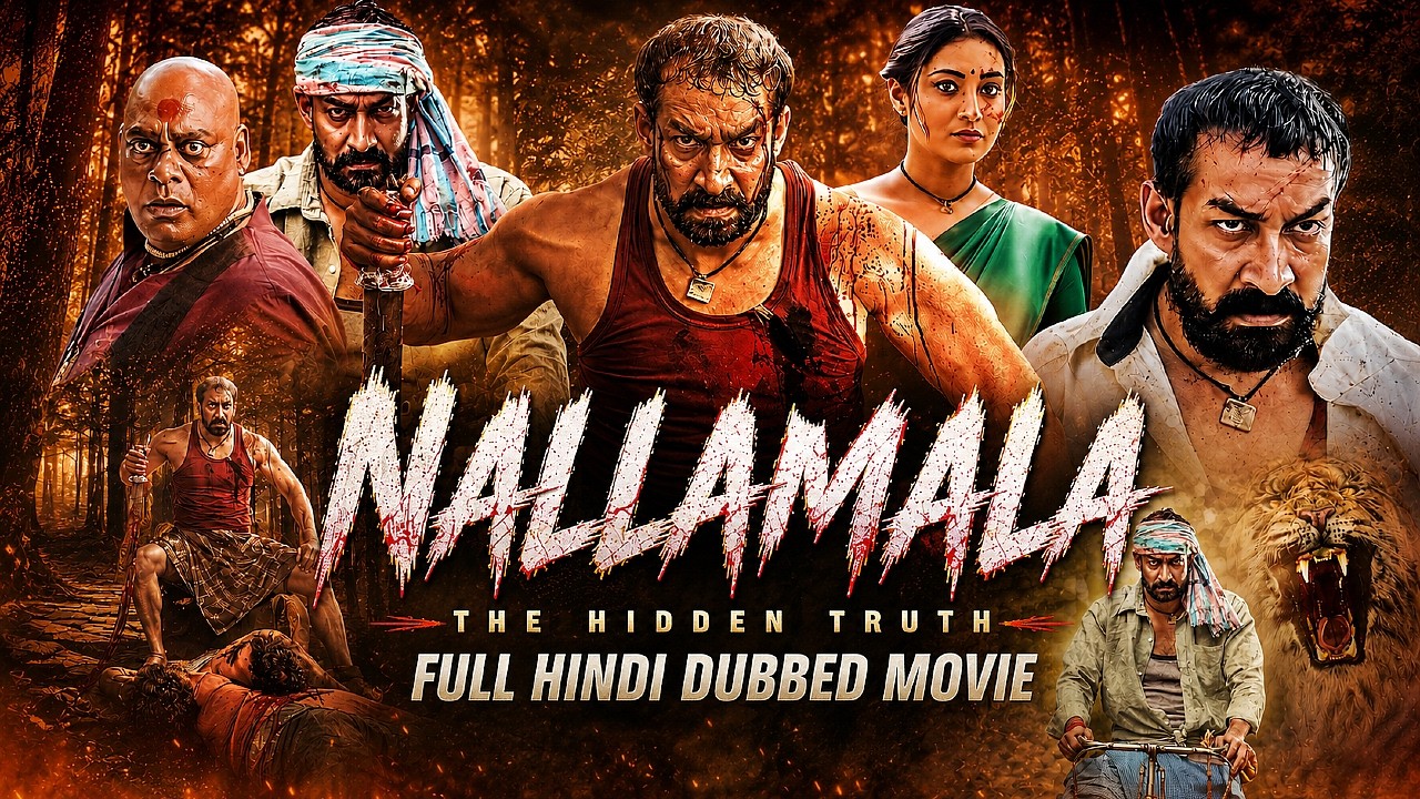 NALLAMALA (4K) New Hindi Dubbed Action BLOCKBUSTER Full Movie | Amit Tiwari, Bhanu Sri | South Movie