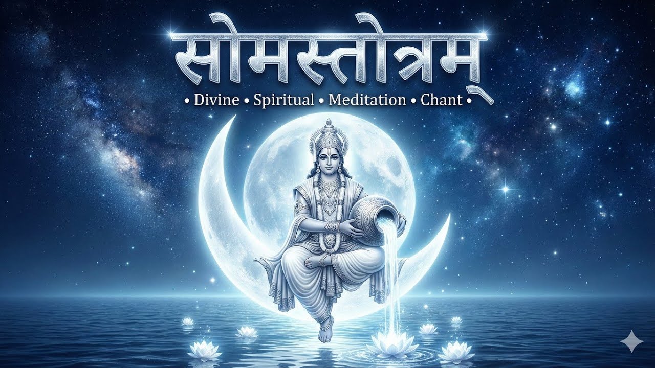 🌙 Som Stotram ✨ | Calm Mind, Emotional Healing & Divine Moon Energy 🙏 