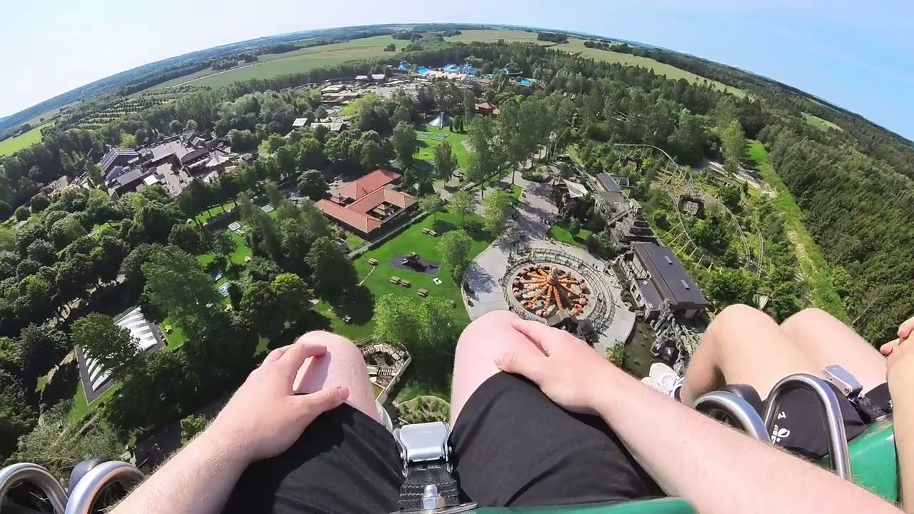 EL Grito Drop Tower Djurs Sommerland 4K Onride POV (2025) No Copyright